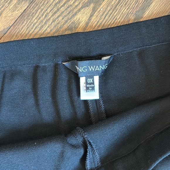 Ming Wang Plus Size Straight Leg Knit Pant, Size 0X. The perfect black pant! - Picture 5 of 7